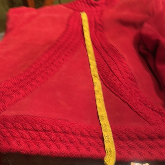 Coldwater Creek petite red suede jacket - Picture 10 of 13